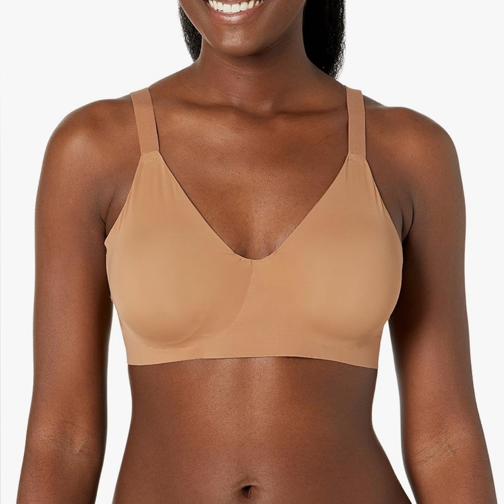 Bali Comfort Revolution Underwire Bra Easylite Full-Coverage Cinnamon Plus Sz 3X